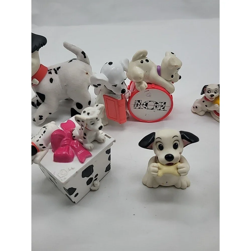 101 Dalmations Toys Lot of 7 Disney Figures RARE Vintage Toys PVC